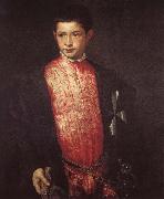 TIZIANO Vecellio Ranuccio Farnese oil on canvas